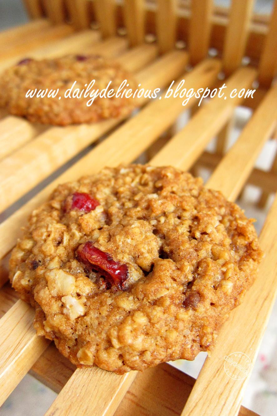 High Fiber Cookie Recipes
 dailydelicious High Fiber Oat and Cranberry Cookies