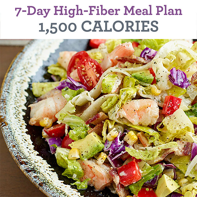 High Fiber Food Recipes
 7 Day High Fiber Meal Plan 1 500 Calories EatingWell