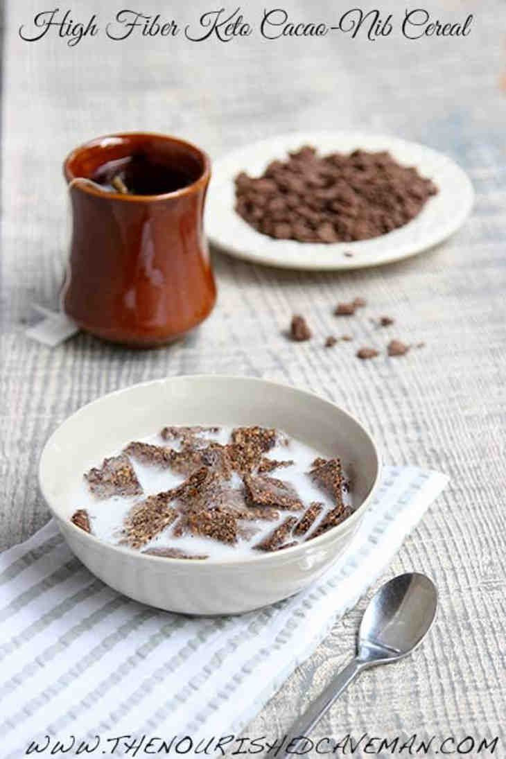 High Fiber Keto Recipes
 High Fiber Cereal With Cacao Nibs Keto and Low Carb