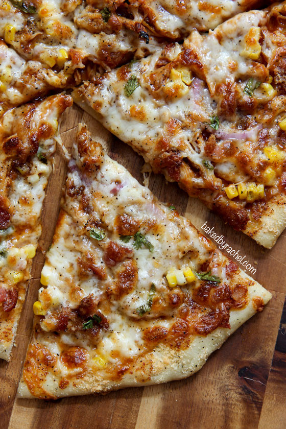 Home Made Bbq Chicken Pizza
 Barbecue Chicken Pizza with Bacon and Corn