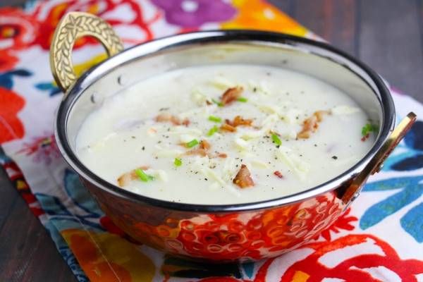 Home Made Potato Soup
 Easy Homemade Potato Soup ⋆ Sugar Spice and Glitter