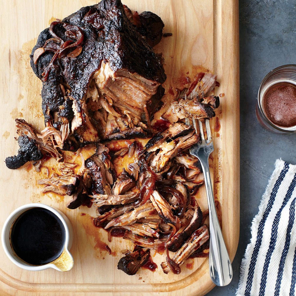 Homemade Bbq Sauce For Pulled Pork
 Slow Cooker Pulled Pork & Bourbon Peach Barbecue Sauce