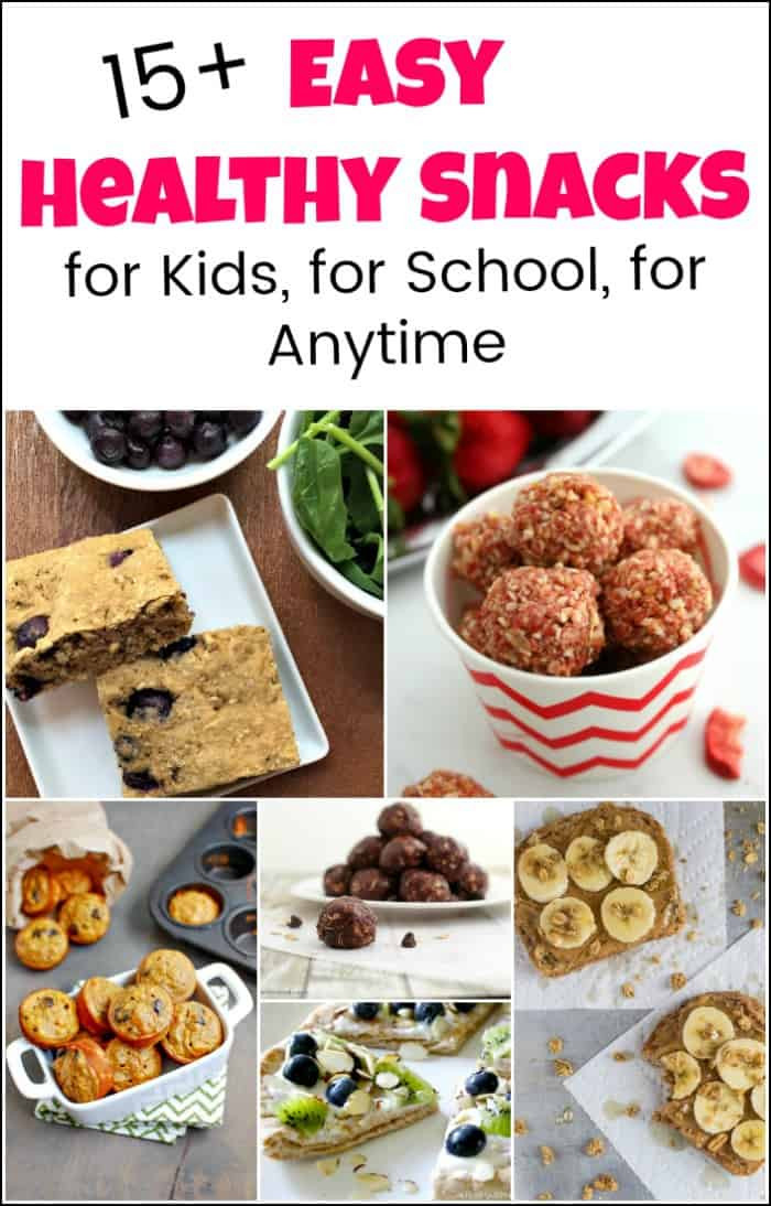 Homemade Healthy Snacks For School
 15 Easy Healthy Snacks for Kids on the Go and Back to School