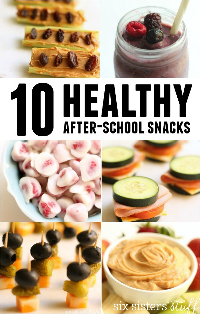 Homemade Healthy Snacks For School
 10 Healthy After School Snacks – Six Sisters Stuff