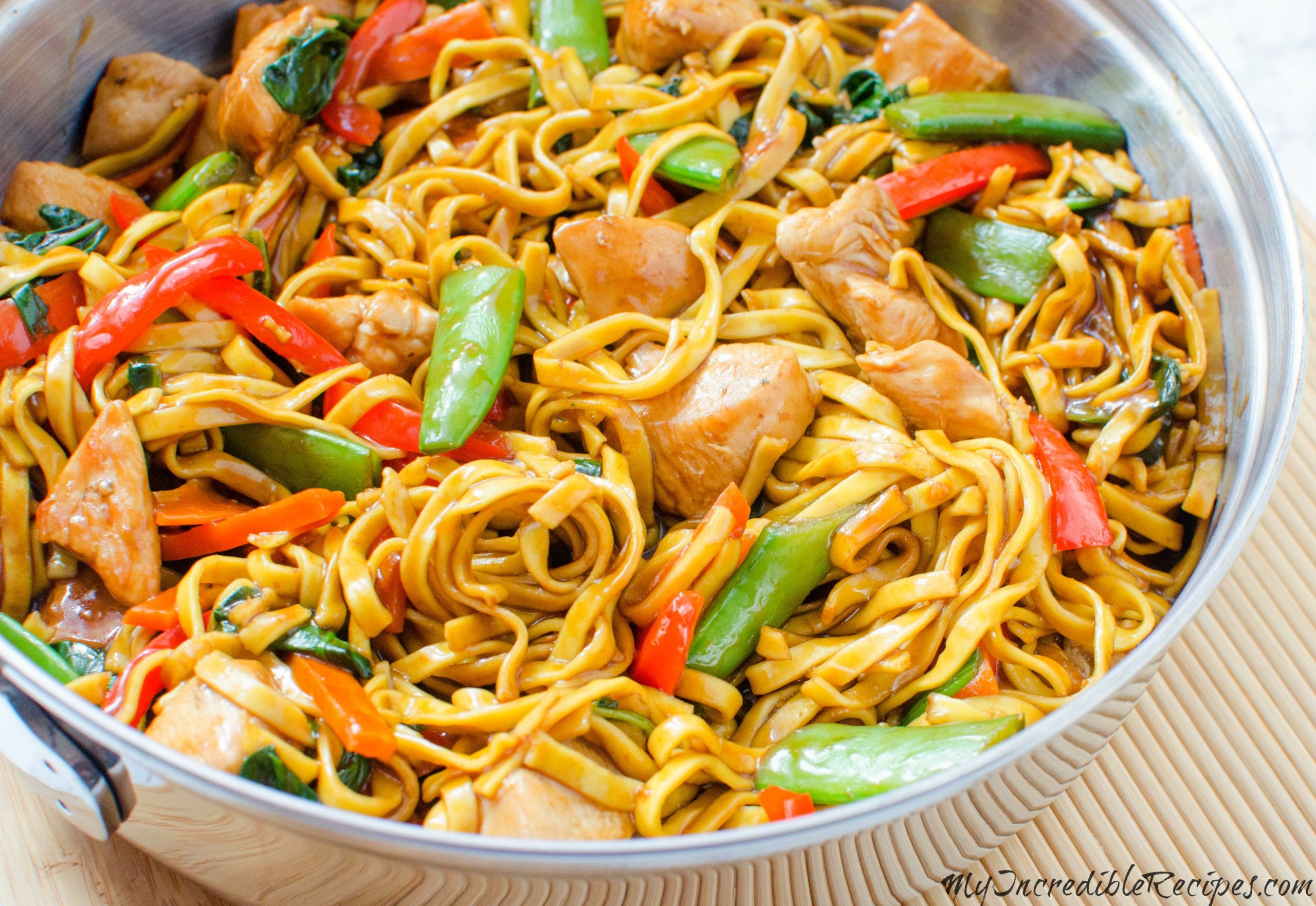 Homemade Lo Mein Noodles
 Chicken Lo Mein – Homemade Takeout Style