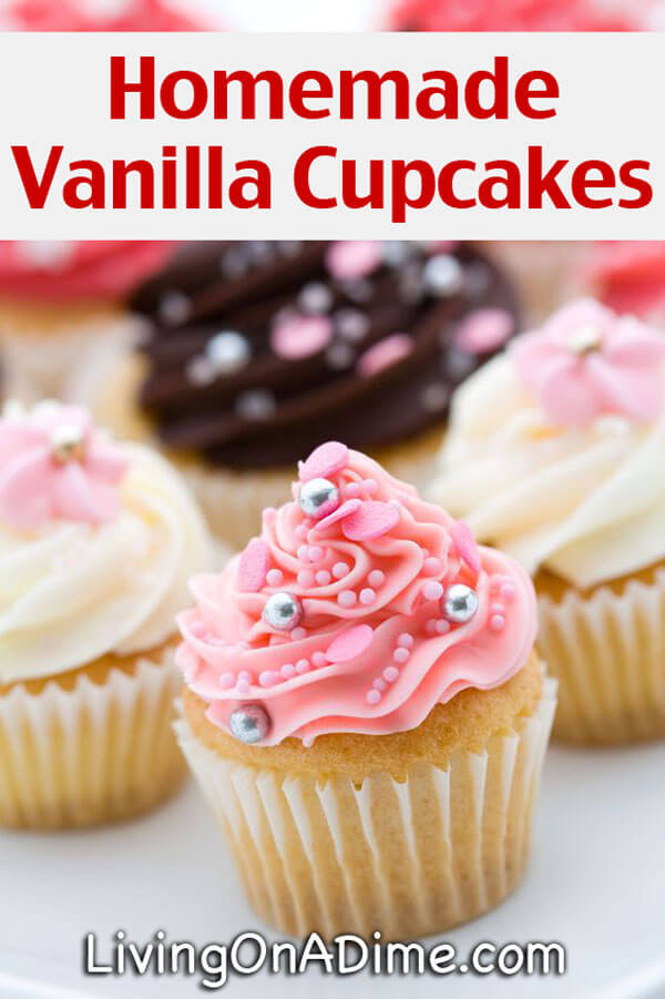 Homemade Vanilla Cupcakes
 10 The BEST Cupcake Recipes