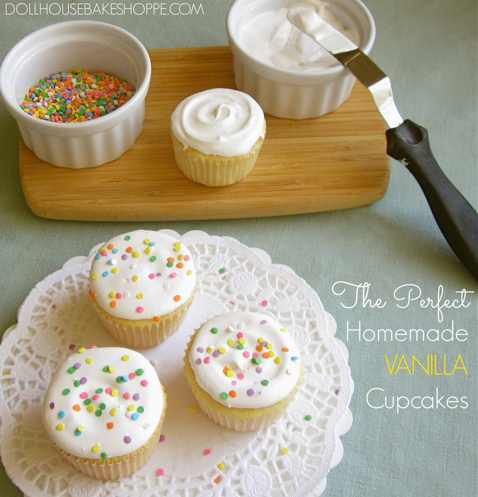 Homemade Vanilla Cupcakes
 Lindsay Ann Bakes Best Homemade Yellow Vanilla Cupcakes