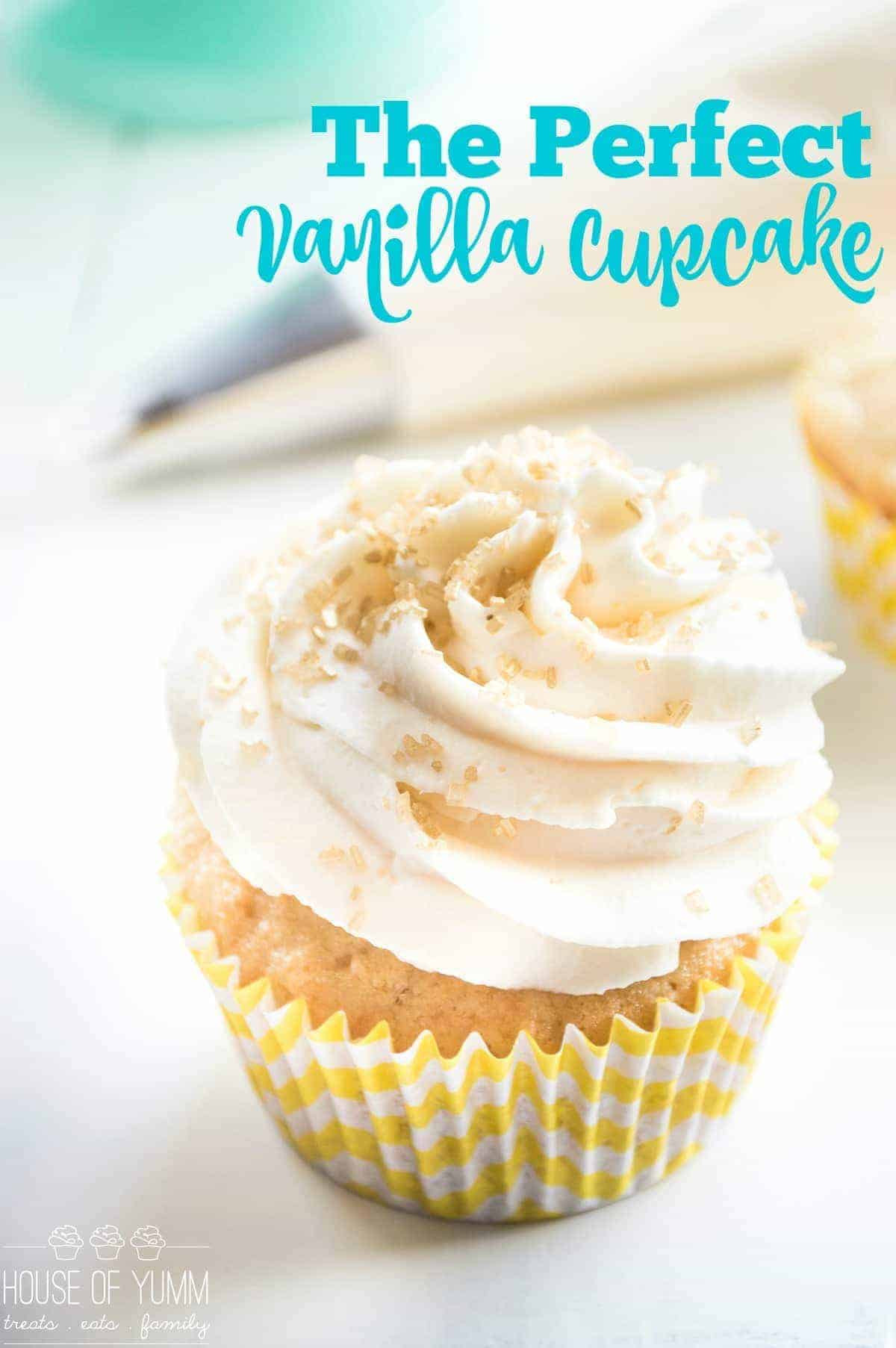 Homemade Vanilla Cupcakes
 The Perfect Vanilla Cupcake