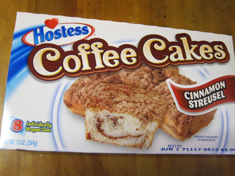 Hostess Coffee Cake
 Review Hostess Cinnamon Streusel Coffee Cake