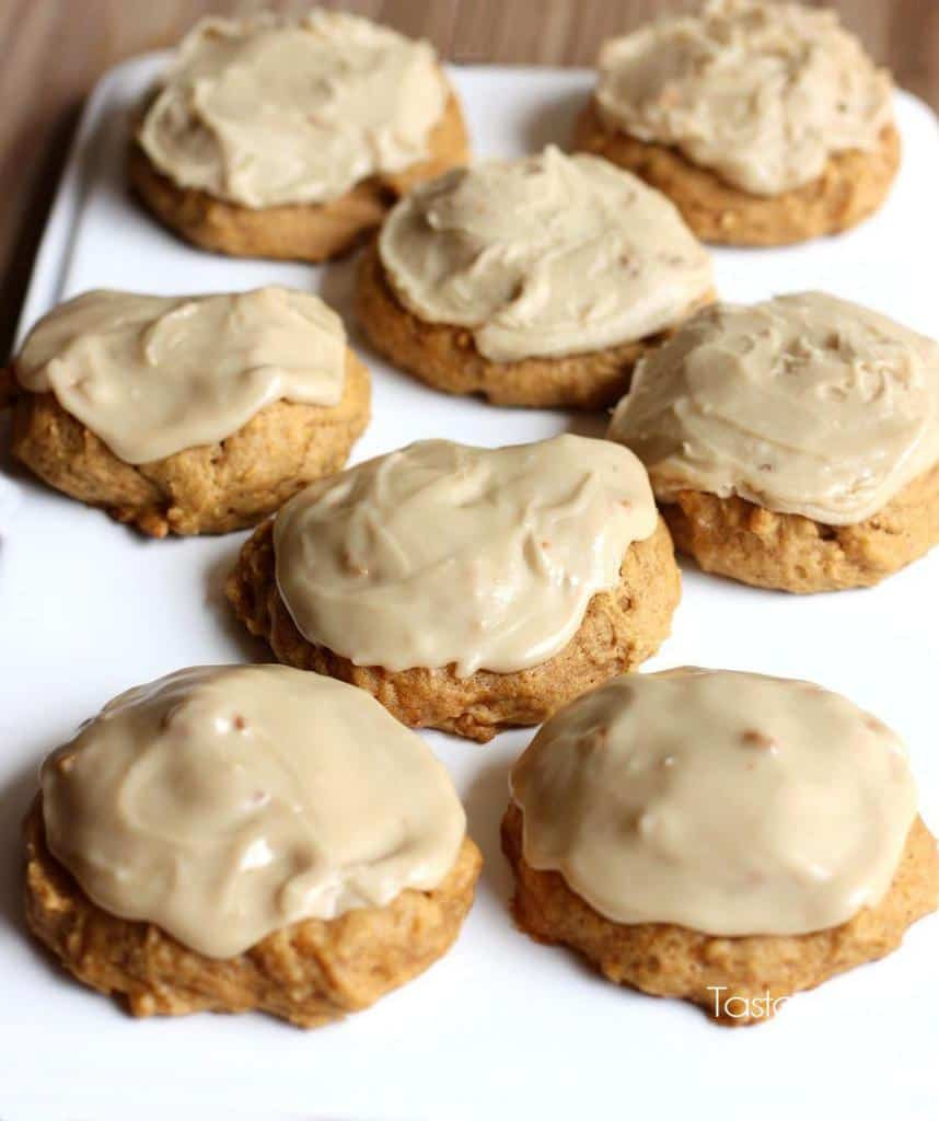 Iced Pumpkin Cookies
 Pumpkin Cookies with Caramel Frosting Tastes Better From