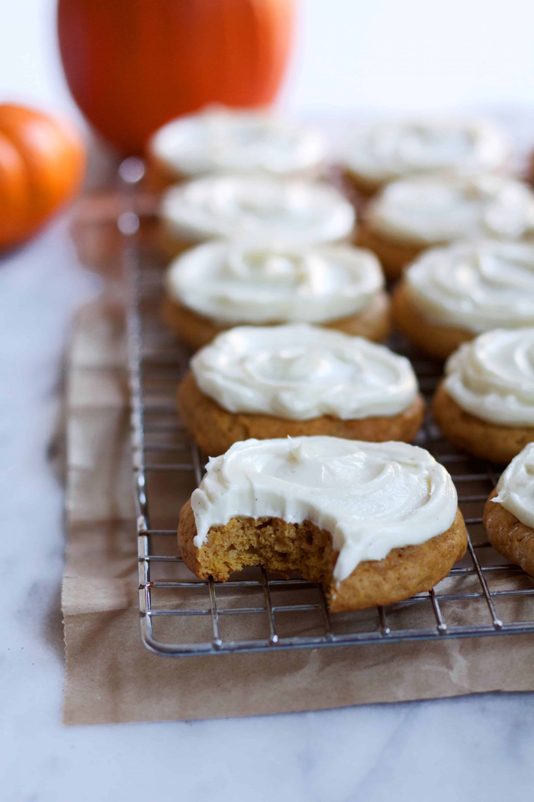 Iced Pumpkin Cookies
 Soft Frosted Pumpkin Spice Cookies