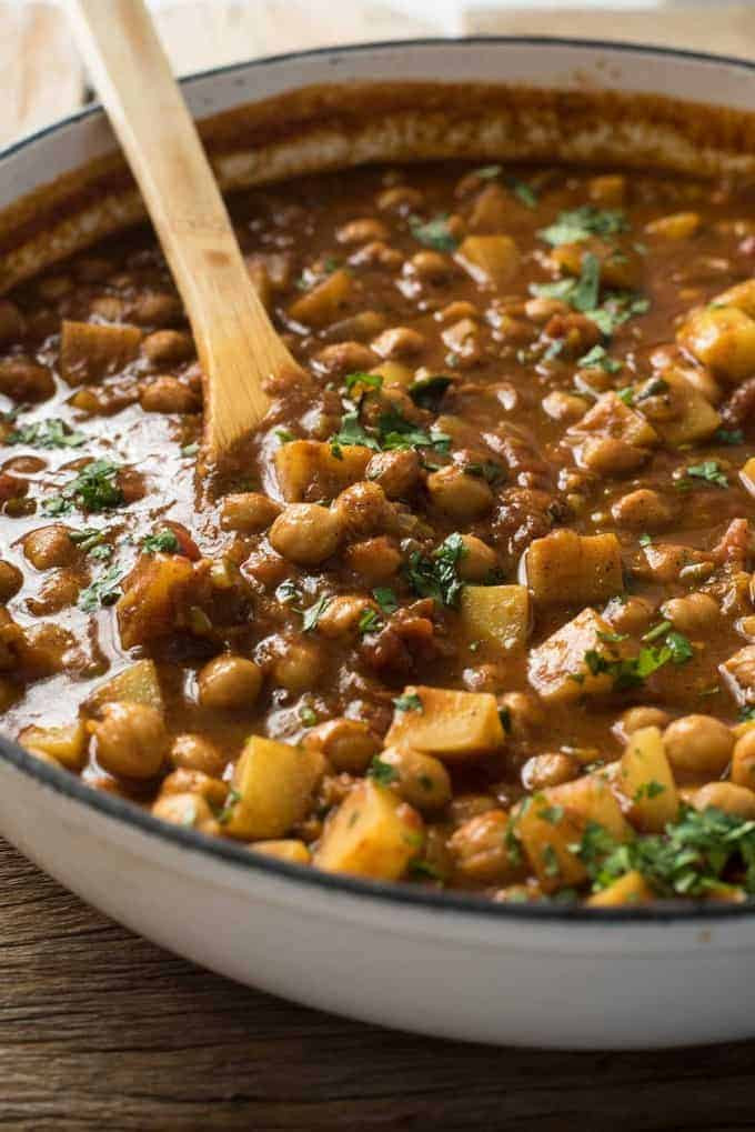 Indian Potato Curry Recipes
 Easy Chickpea & Potato Curry Chana Aloo Curry