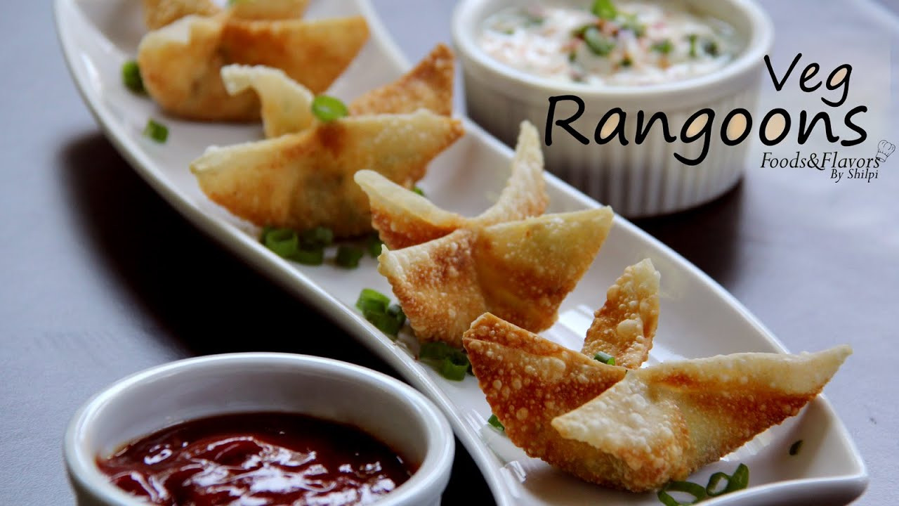 Indian Veg Appetizers
 Veg Rangoon cream cheese wontons