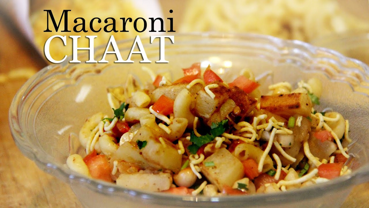 Indian Veg Appetizers
 Macaroni Chaat Recipe