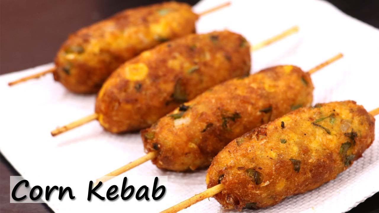 Indian Vegetarian Appetizers
 Corn Kebab Recipe Instant Indian Snacks