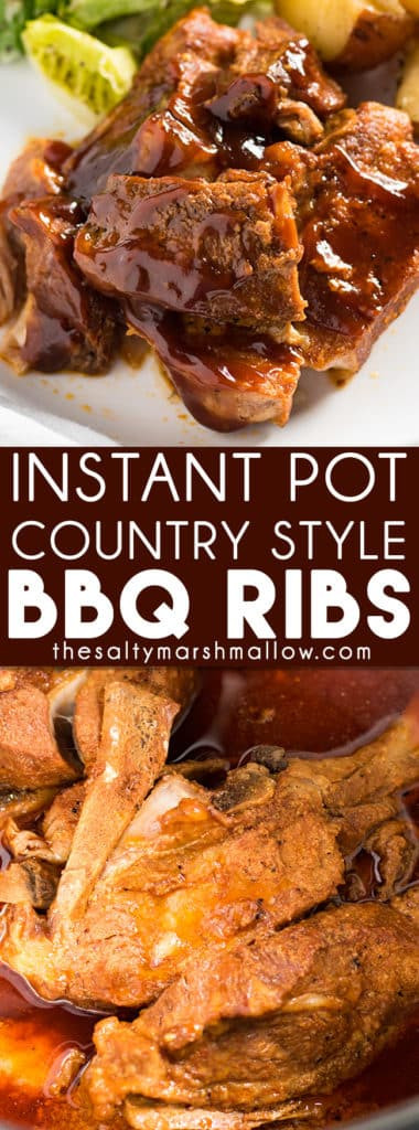 Instant Pot Boneless Pork Ribs
 Instant Pot Country Style Ribs The Salty Marshmallow