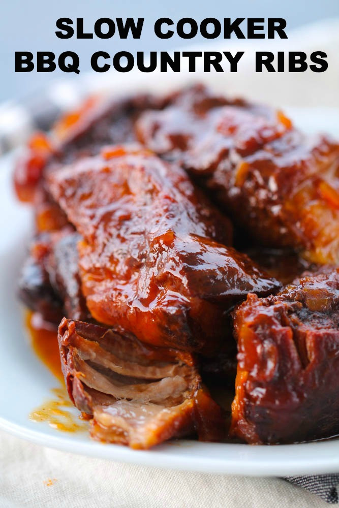 Instant Pot Boneless Pork Ribs
 Easy Slow Cooker BBQ Country Style Ribs Recipe