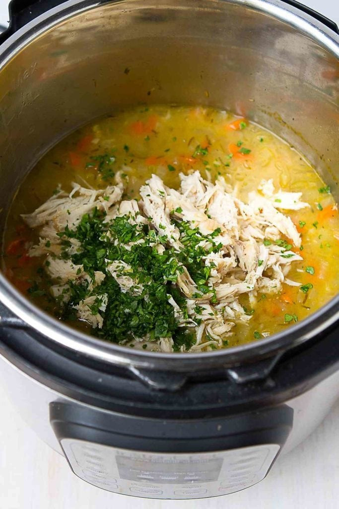 Instant Pot Chicken And Rice With Cream Of Chicken Soup
 Chicken and Rice Soup Instant Pot Cookin Canuck