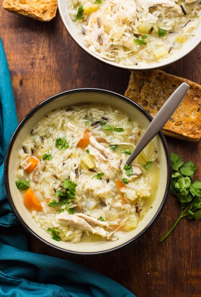 Instant Pot Chicken And Rice With Cream Of Chicken Soup
 Chicken and Wild Rice Soup