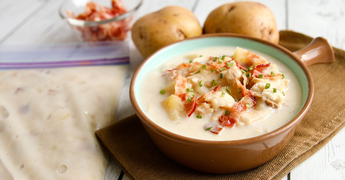 Instant Pot Fish Chowder
 Instant Pot Fish and Potato Chowder Lunch Version