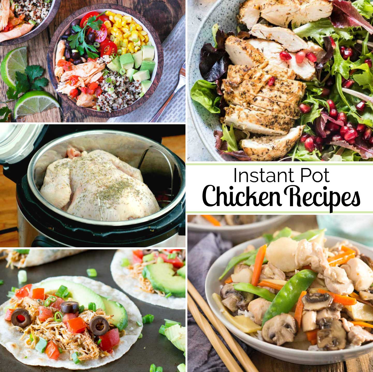 Instant Pot Healthy Chicken Recipes
 Healthy Instant Pot Chicken Recipes Two Healthy Kitchens