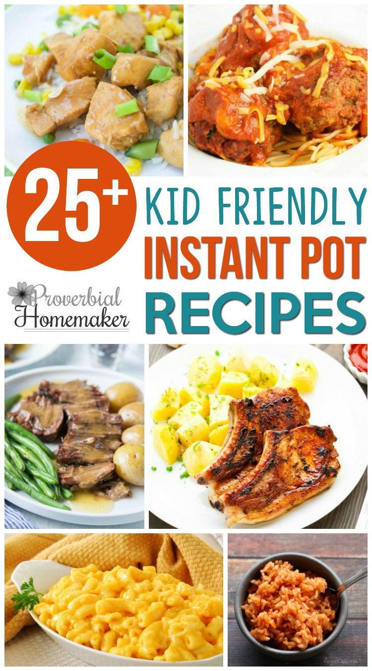 Instant Pot Recipes Kid Friendly
 25 Kid Friendly Instant Pot Recipes Proverbial Homemaker