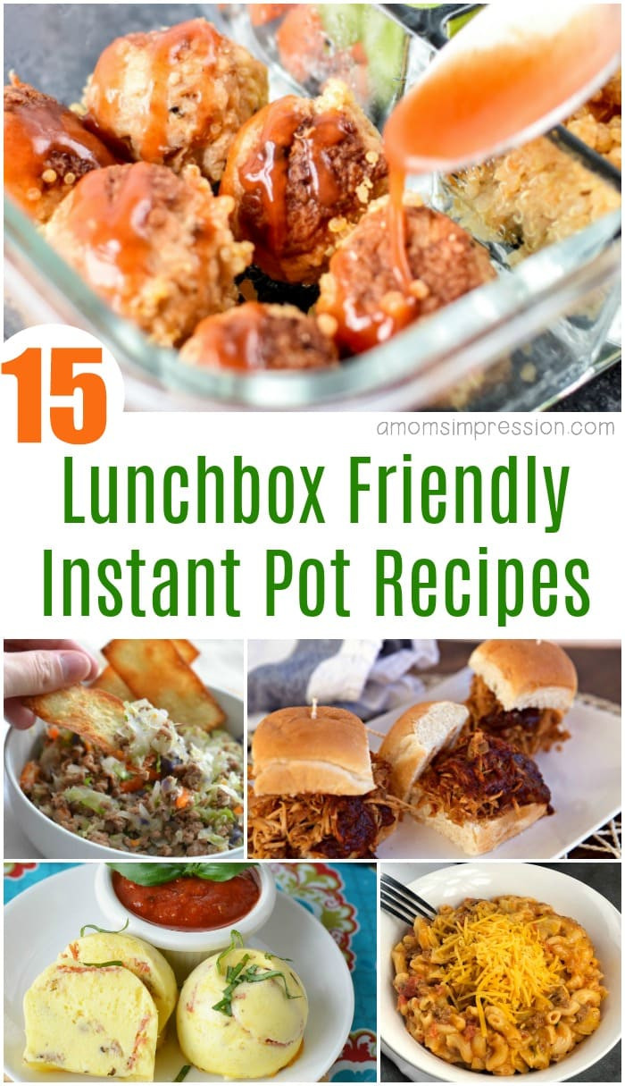 Instant Pot Recipes Kid Friendly
 ﻿15 Kid Friendly Lunchbox Instant Pot Recipes A Mom s