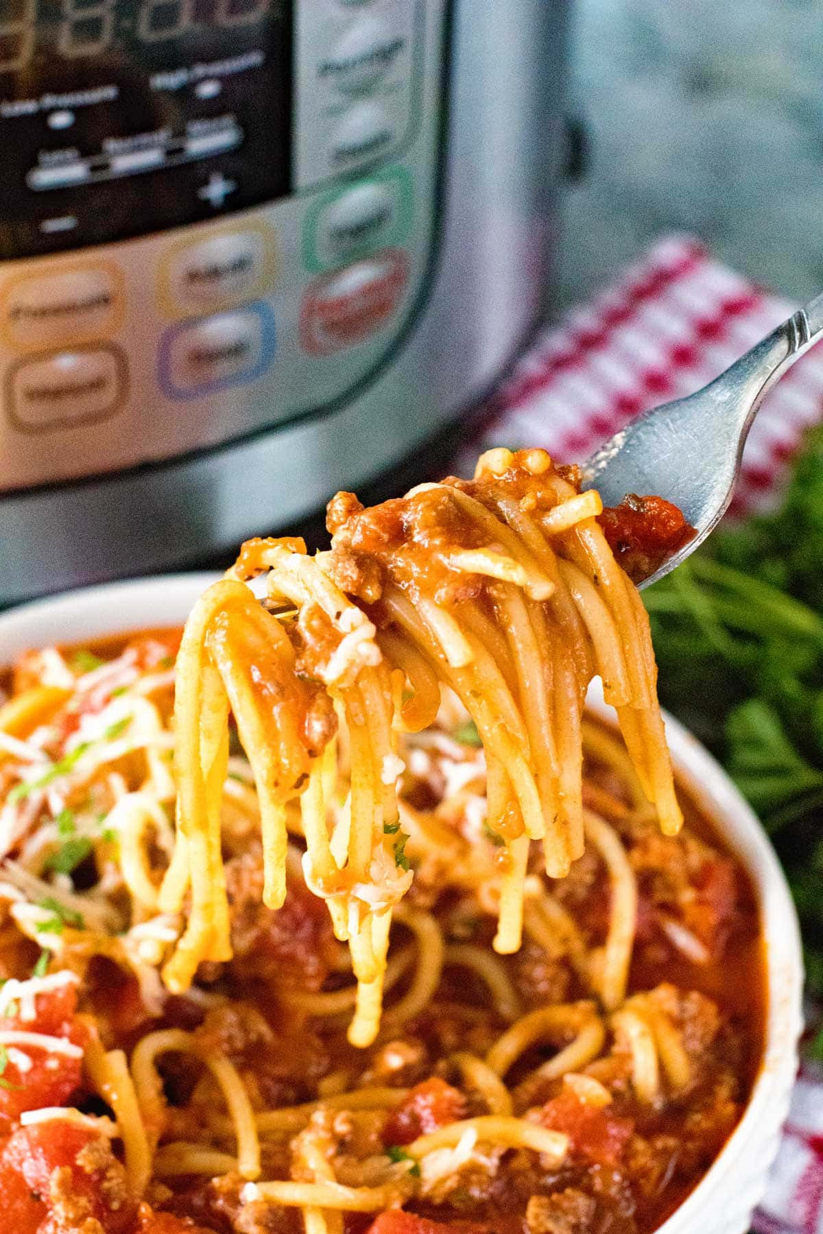 Instant Pot Recipes Spaghetti
 Instant Pot Pressure Cooker Spaghetti Julie s Eats