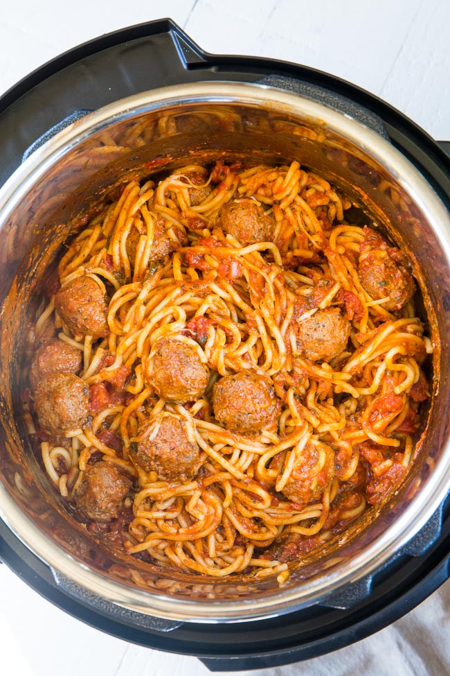 Instant Pot Recipes Spaghetti
 Instant Pot Spaghetti and Meatballs