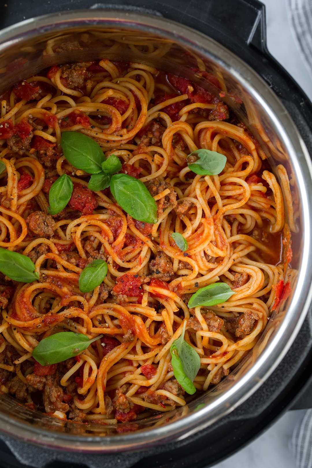 Instant Pot Recipes Spaghetti
 Instant Pot Spaghetti Recipe Cooking Classy
