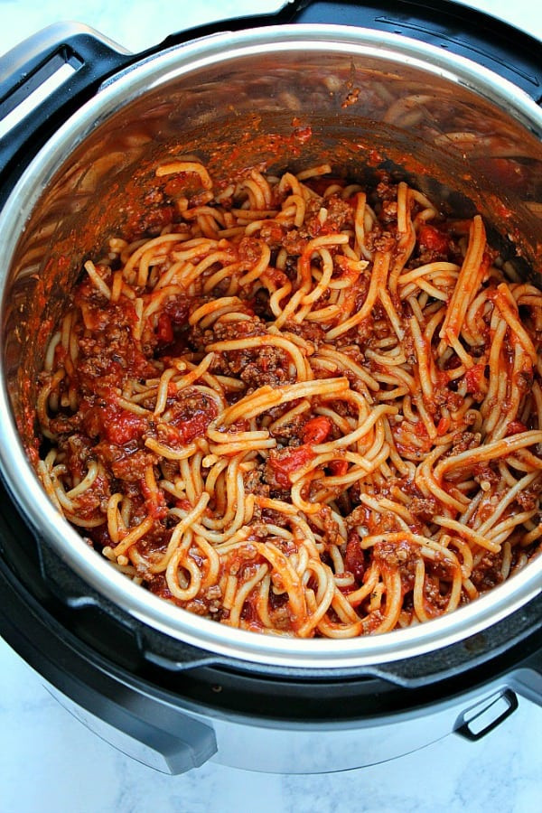 Instant Pot Recipes Spaghetti
 Instant Pot Spaghetti Recipe Crunchy Creamy Sweet