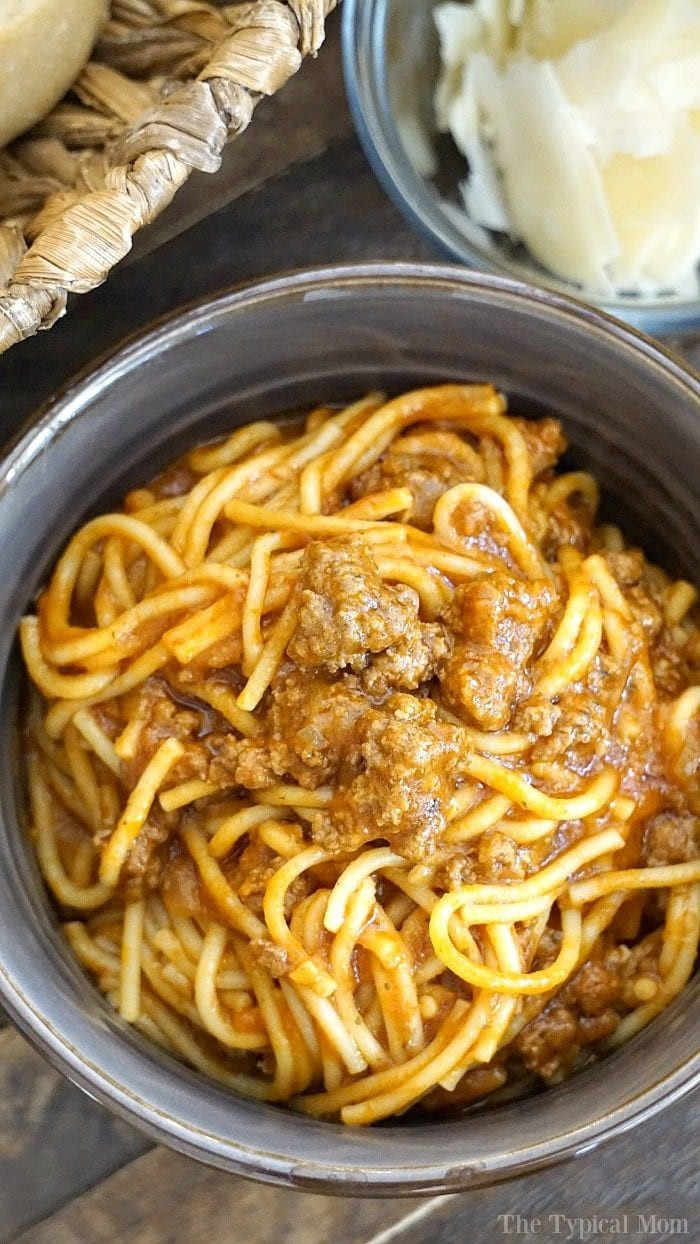 Instant Pot Recipes Spaghetti
 Instant Pot Spaghetti · The Typical Mom