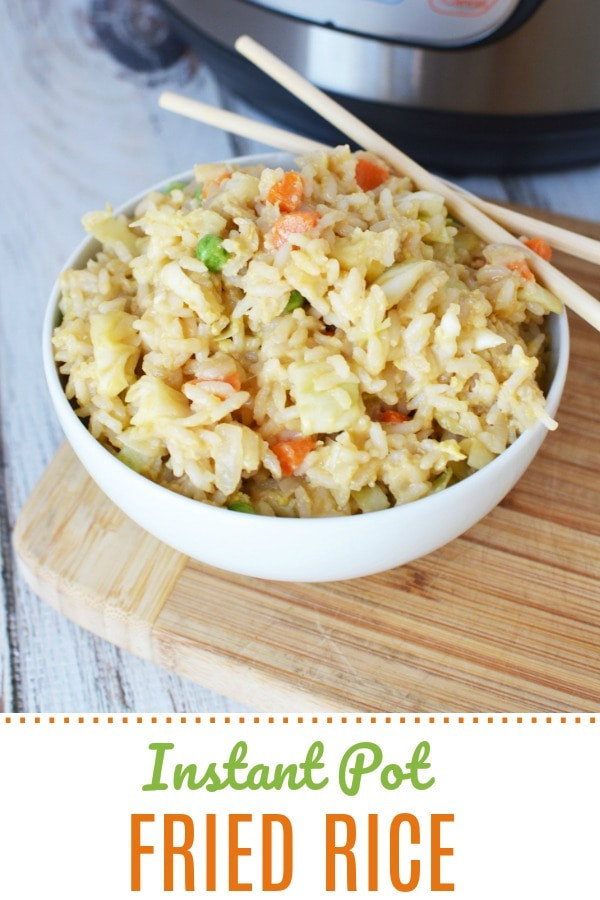 Instant Pot Rice Recipes
 Easy Instant Pot Fried Rice Recipe A Mom s Impression