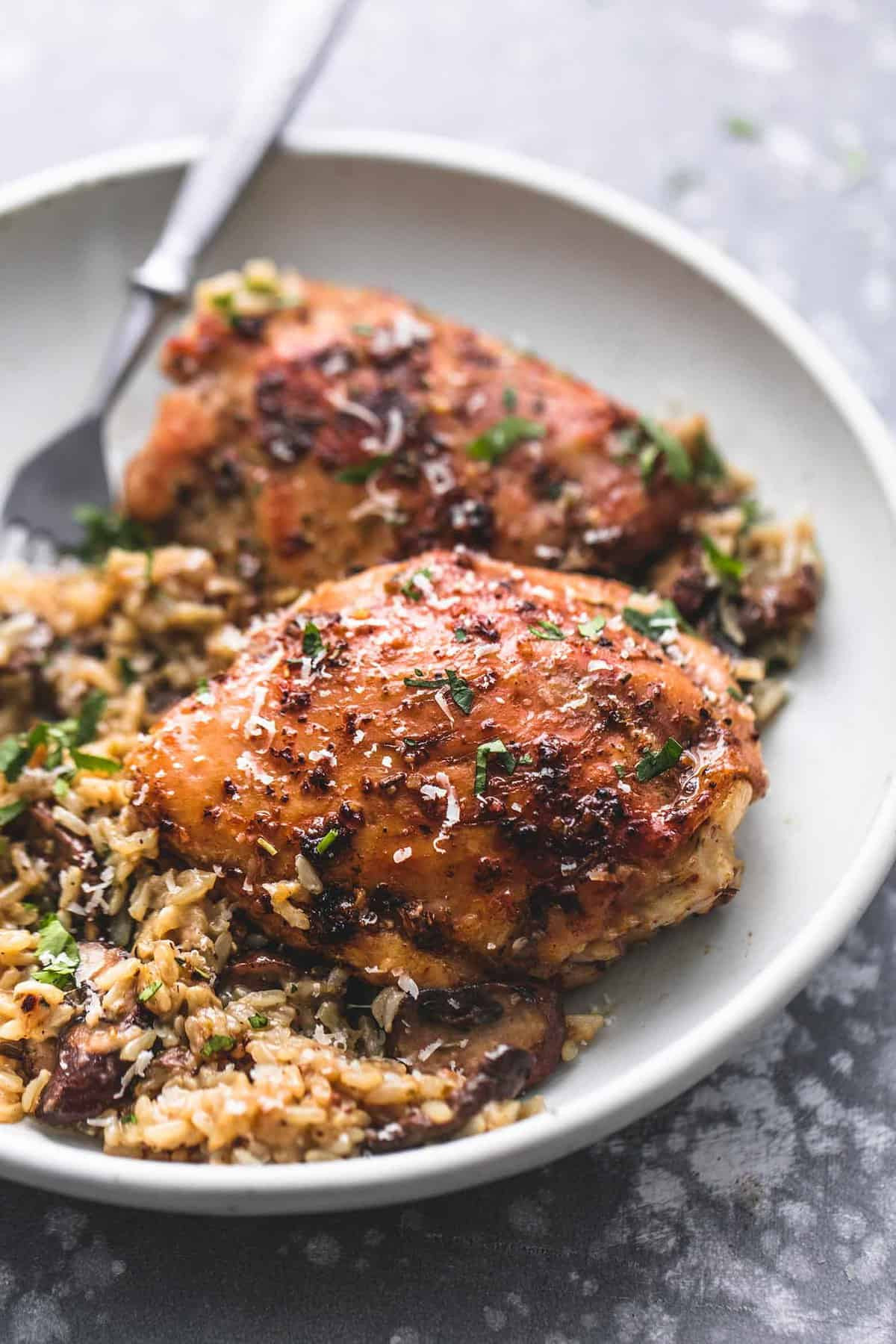 Instant Pot Rice Recipes
 Instant Pot Parmesan Chicken and Rice with Mushrooms