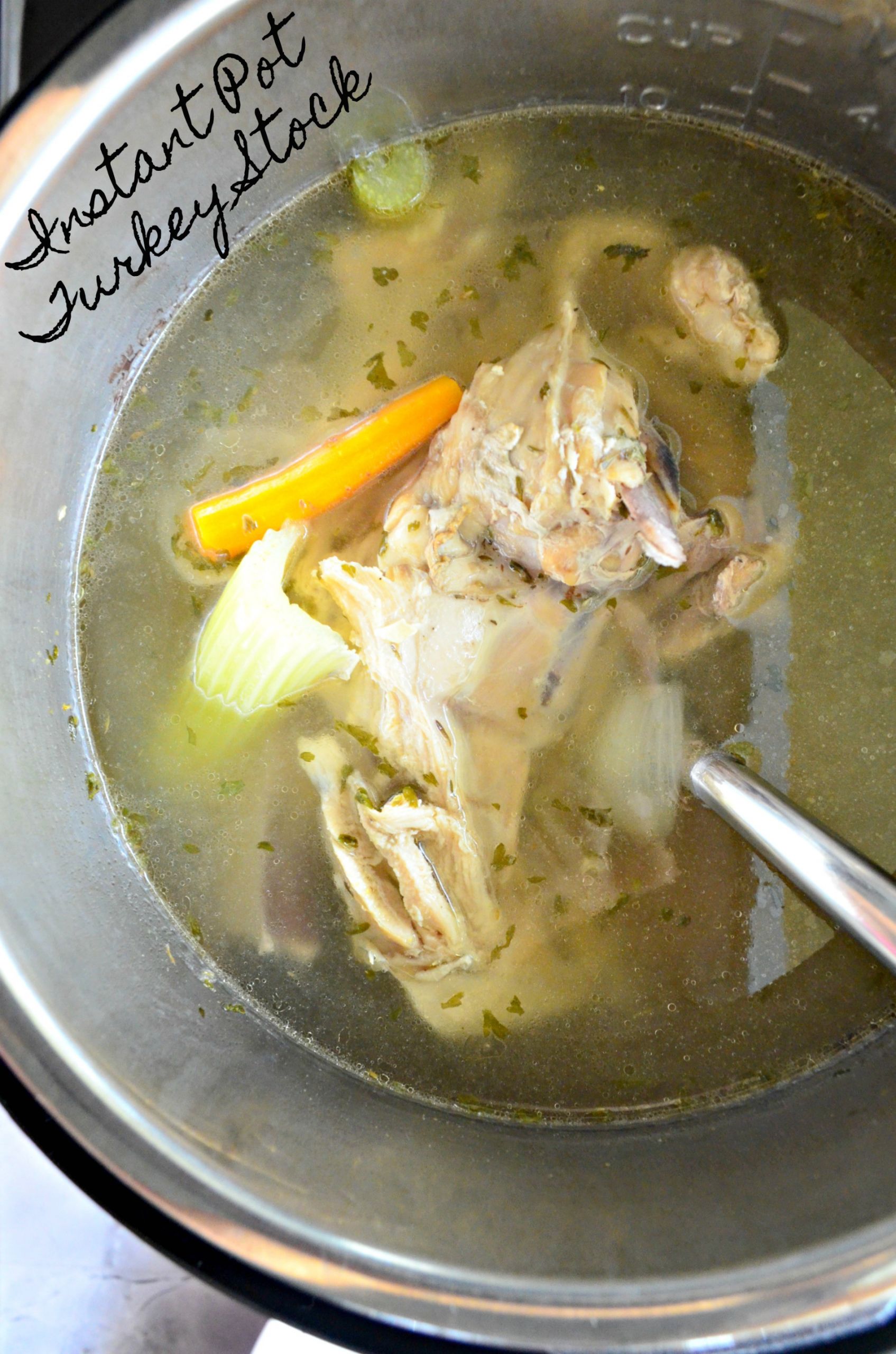 Instant Pot Turkey Soup
 Instant Pot Turkey Stock Katie s Cucina