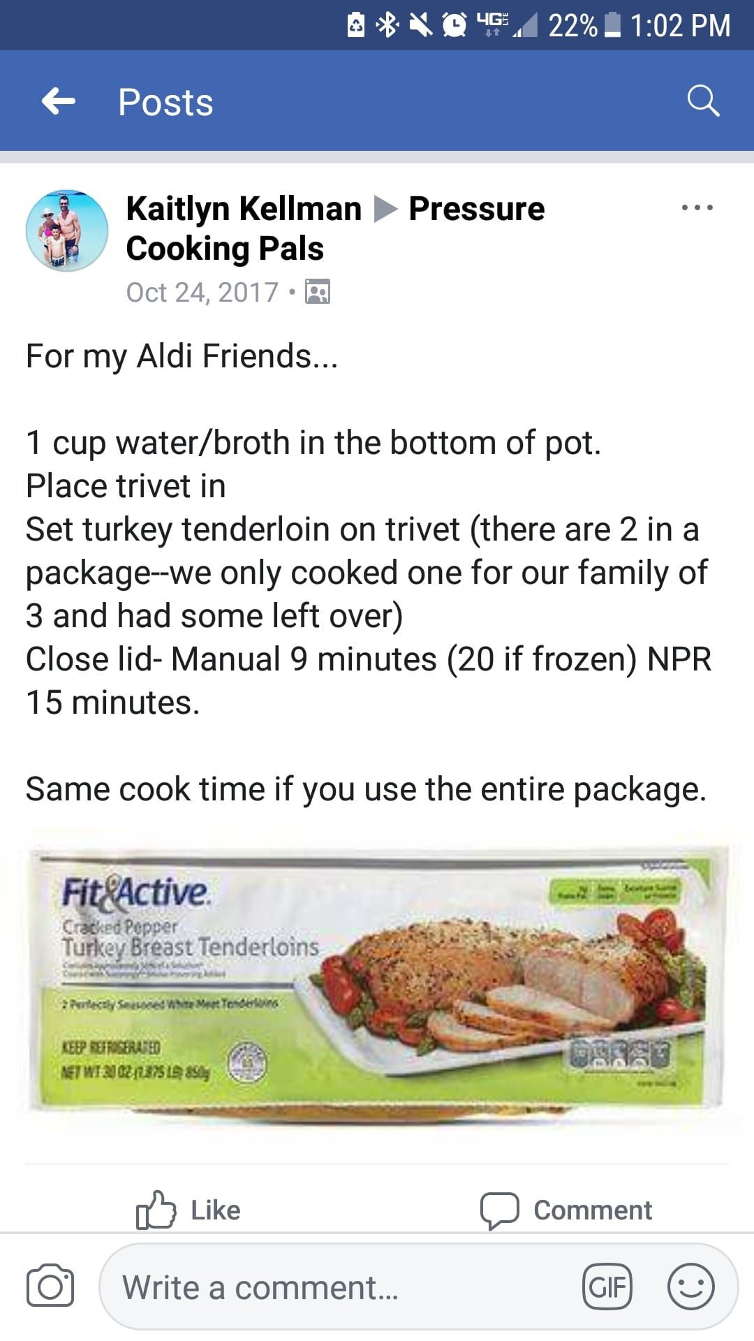 Instant Pot Turkey Tenderloin Recipes
 Turkey tenderloin in the Instant Pot