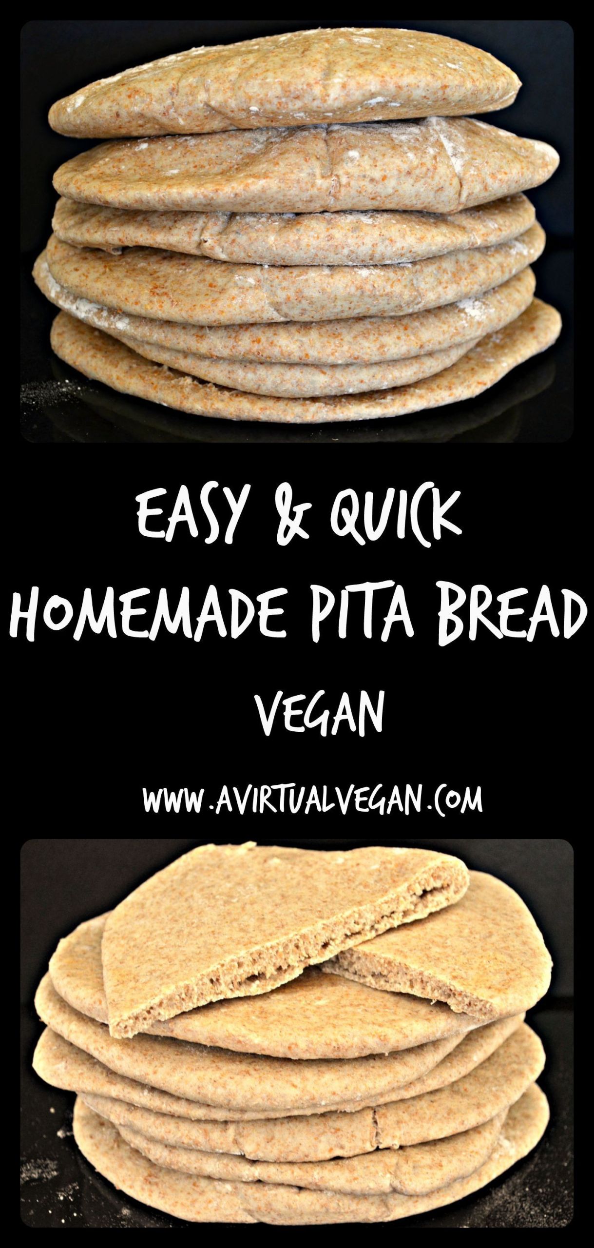 Is Pita Bread Vegan
 Quick & Easy Pita Bread Recipe