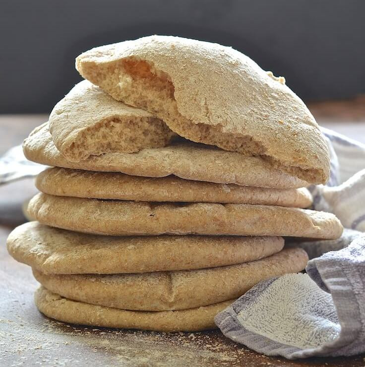 Is Pita Bread Vegan
 Quick & Easy Homemade Pita Bread A Virtual Vegan