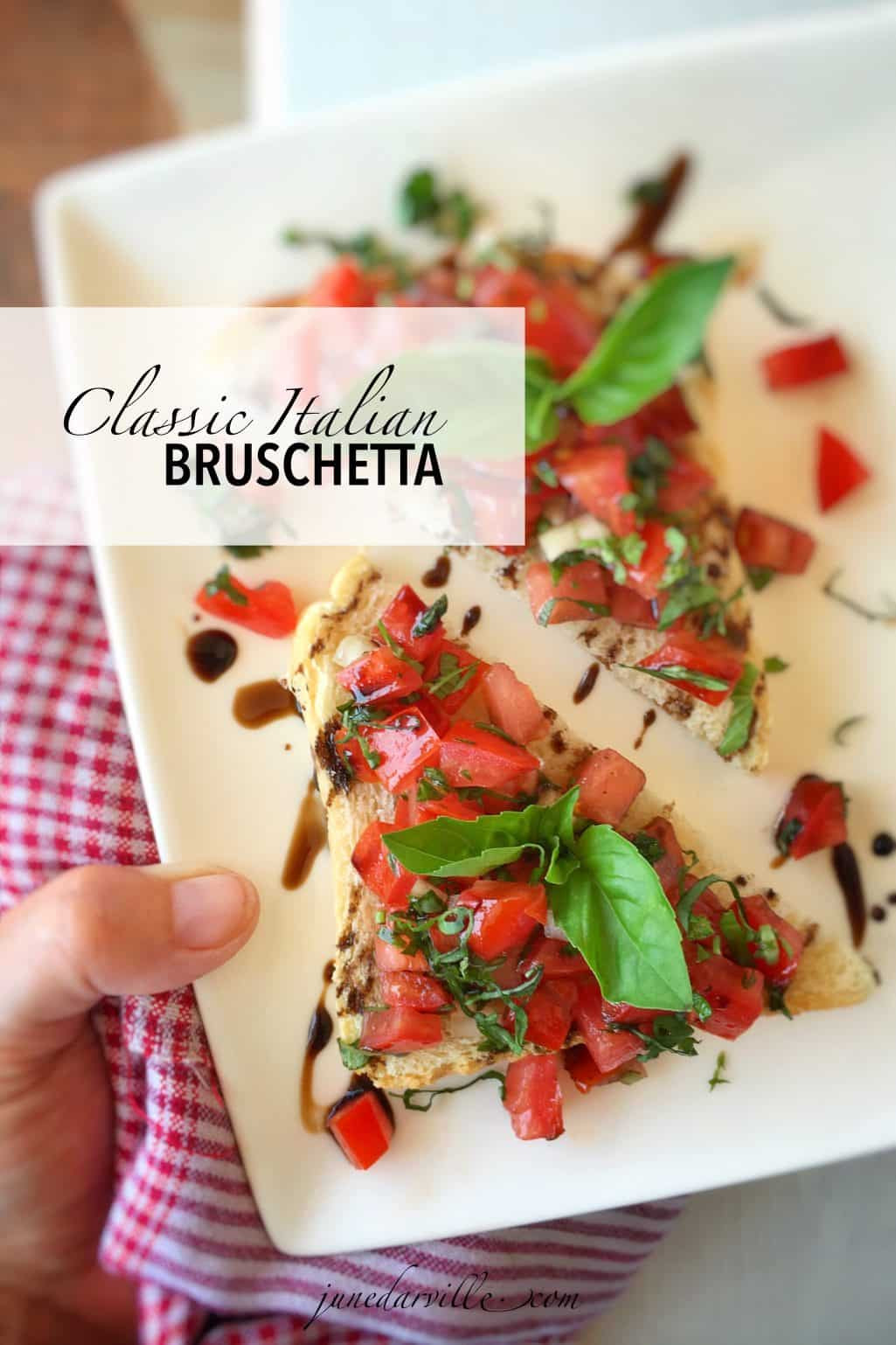 Italian Appetizers Bruschetta
 Classic Italian Bruschetta Recipe