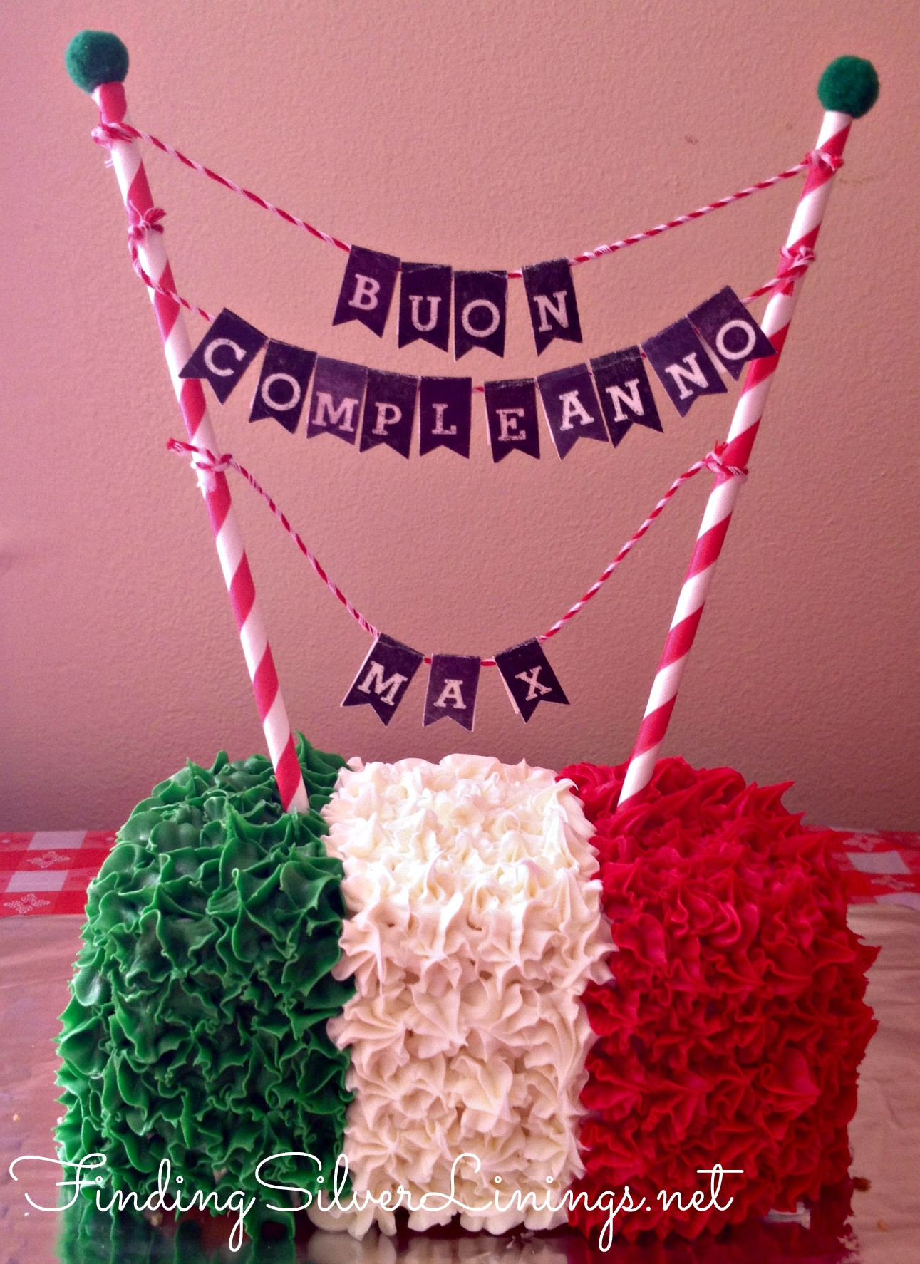 Italian Birthday Cake
 Max s Italian Themed Birthday Party