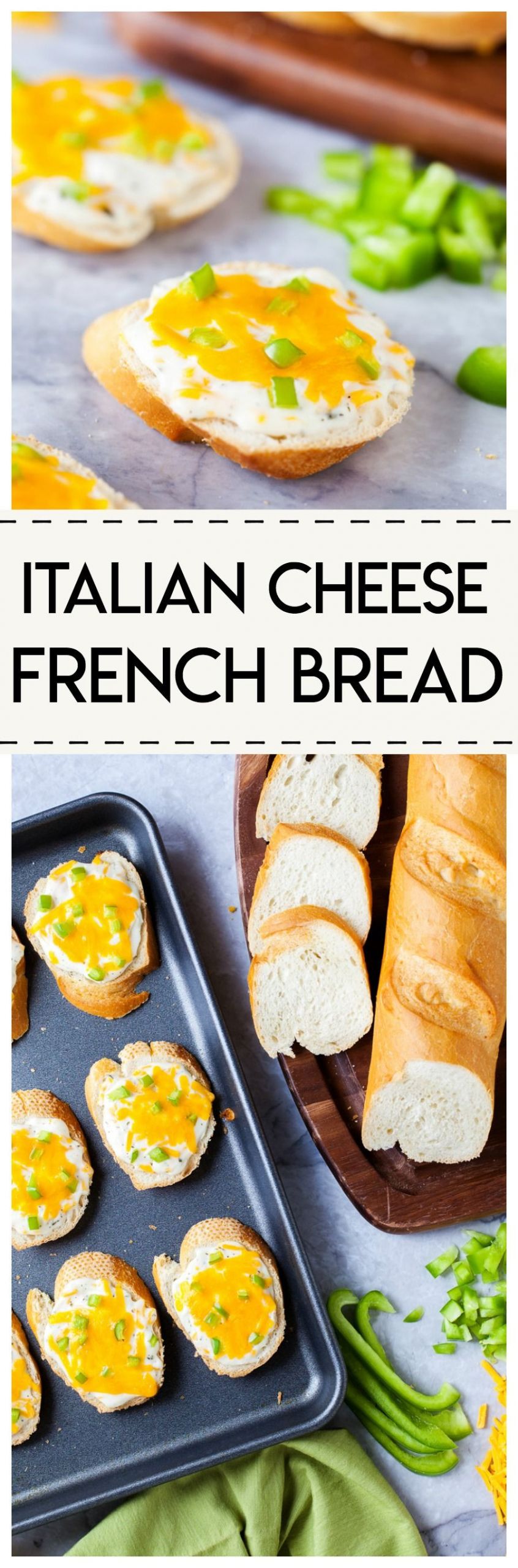 Italian Bread Appetizers
 This Italian Cheese French Bread is a delicious appetizer