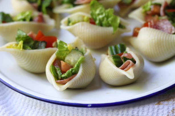 Italian Food Appetizers
 Italian Chopped Salad In Shells Recipe Food