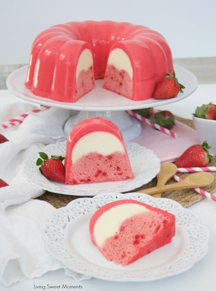 Jello Dessert Recipes
 Strawberry Flan Jello Cake Recipe Living Sweet Moments