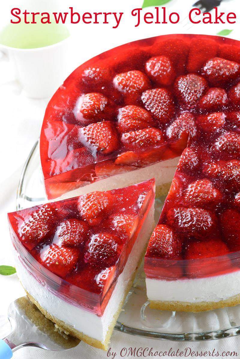 Jello Dessert Recipes
 Strawberry Jello Cake
