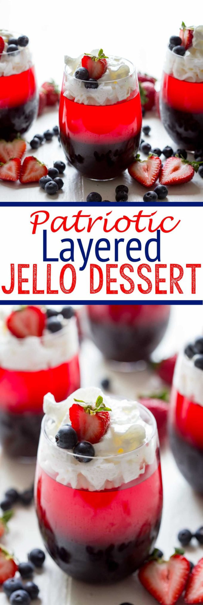 Jello Dessert Recipes
 Patriotic Layered Jello Dessert Easy Peasy Meals