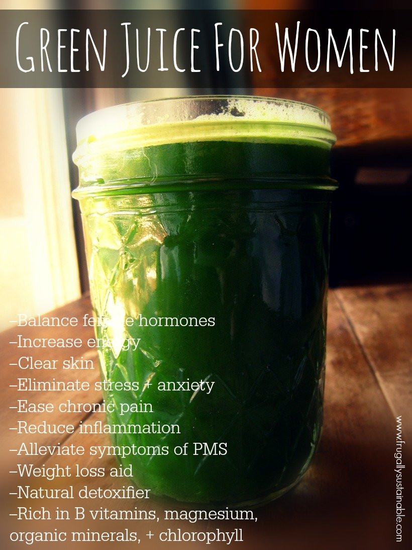 Juicing Weight Loss Recipes
 Green Juice for Women A Balancing Juicing Recipe