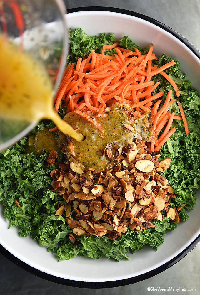 Kale Recipes Salad
 Garlicky Orange Kale Salad Recipe
