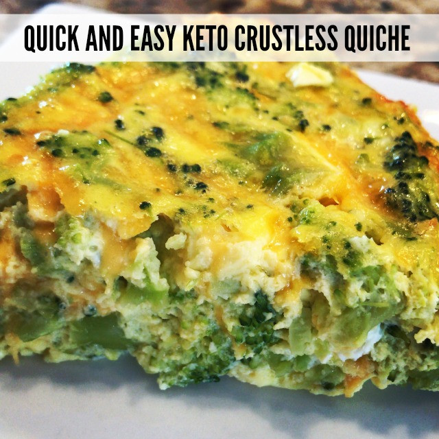 Keto Breakfast Quiche
 Karen At Home Quick and Easy Keto Crustless Breakfast Quiche