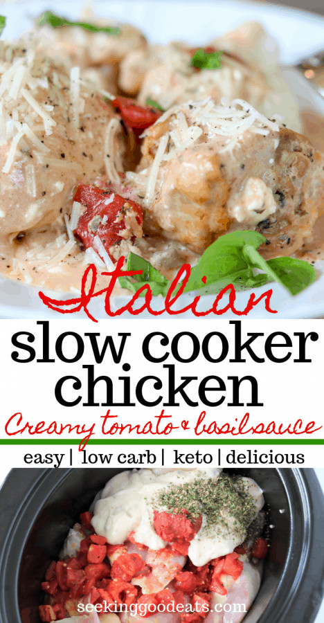 Keto Chicken Thighs Slow Cooker
 Italian Slow Cooker Chicken Thighs Low Carb and Keto Slow