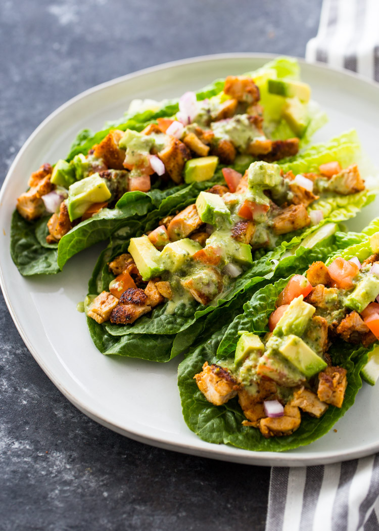 Keto Diet Chicken Recipes
 Chicken Taco Lettuce Wraps Low Carb Paleo Keto